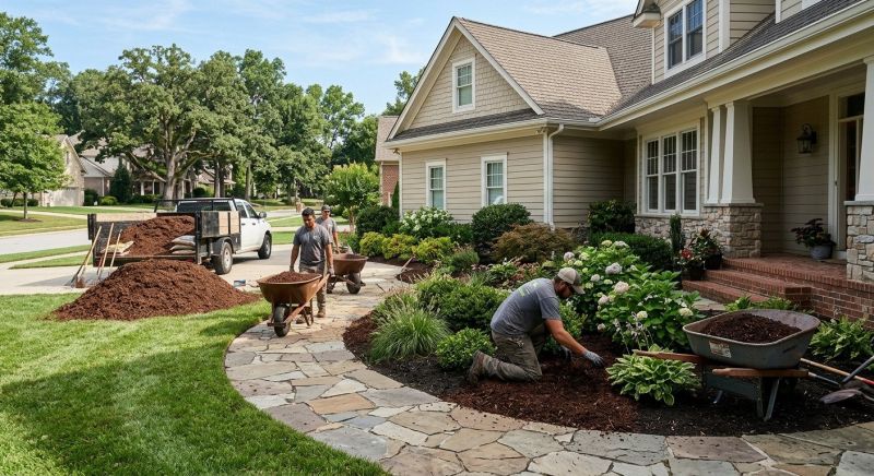 Organic Mulch Installation in Ventura County, CA