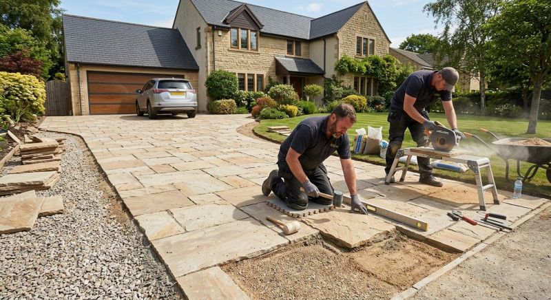 Stone Driveway Construction in Sacramento, CA